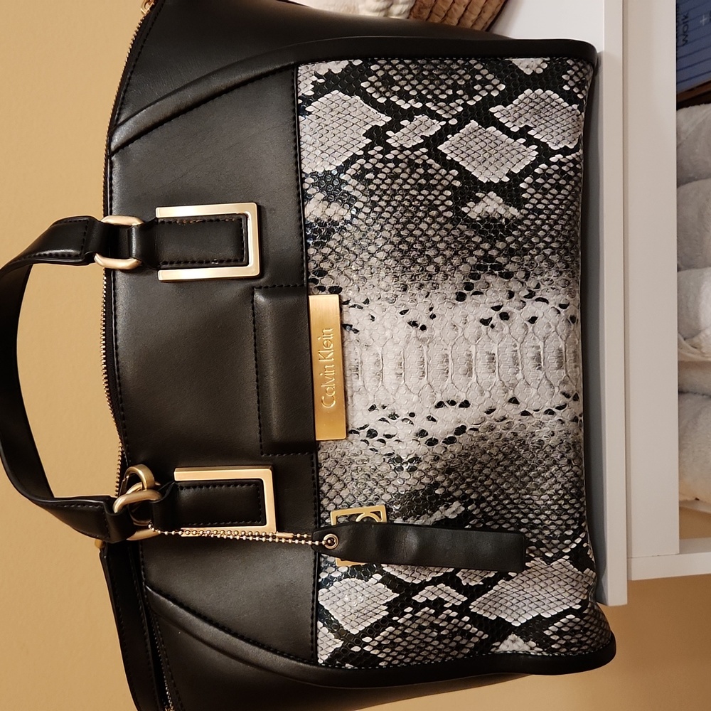 Calvin klein snakeskin bag